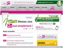 Tablet Screenshot of jurabus.com